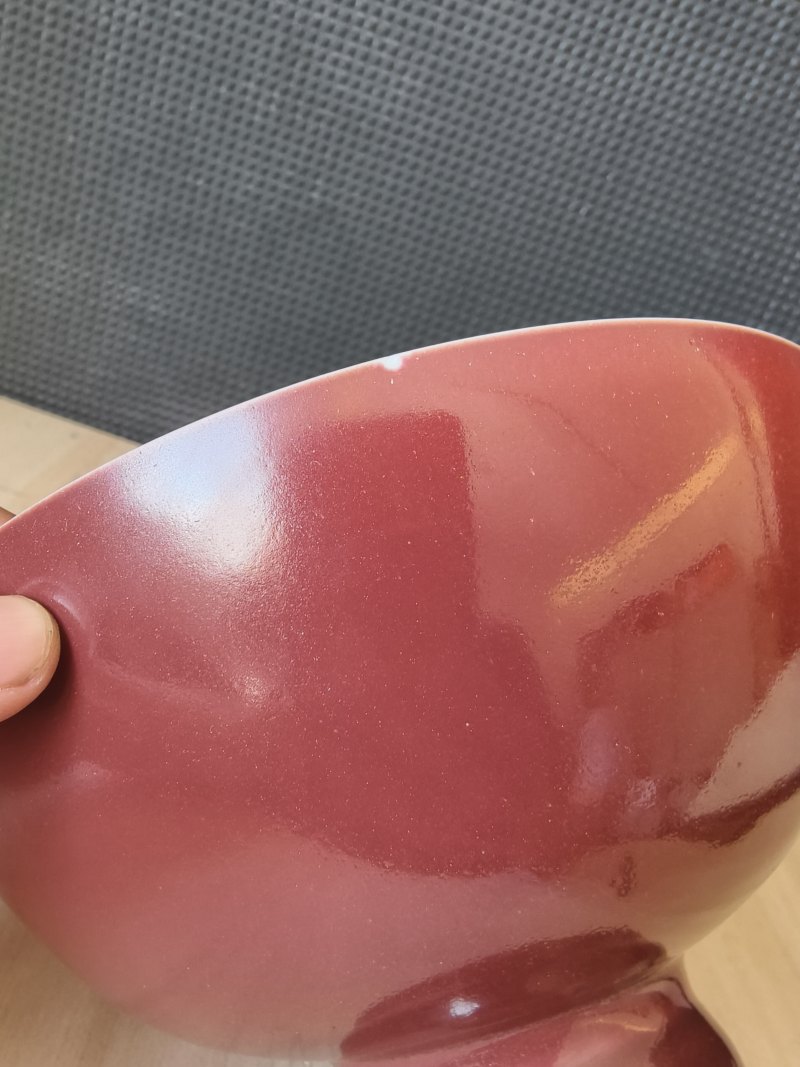A copper red glazed porcelain 'Stemcup' - 图7