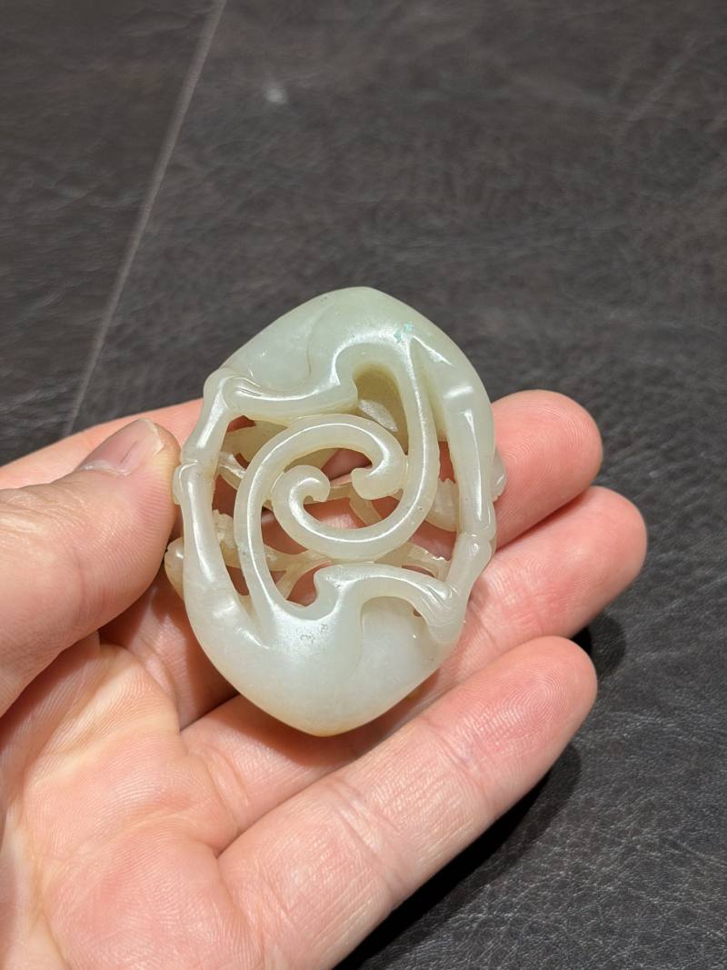 清代 “鹿衔灵芝”玉雕 - 图8