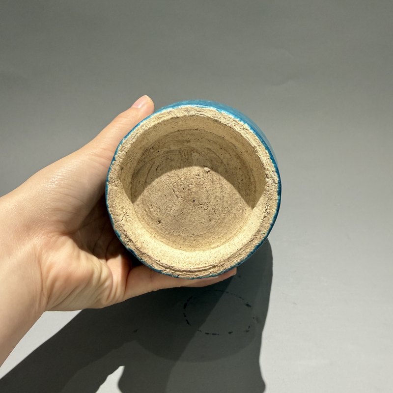 明代 孔雀蓝釉龙纹梅瓶 - 图10