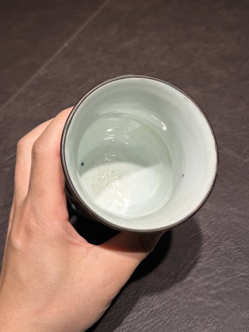 明崇祯 青花花卉纹高足杯 - 图10
