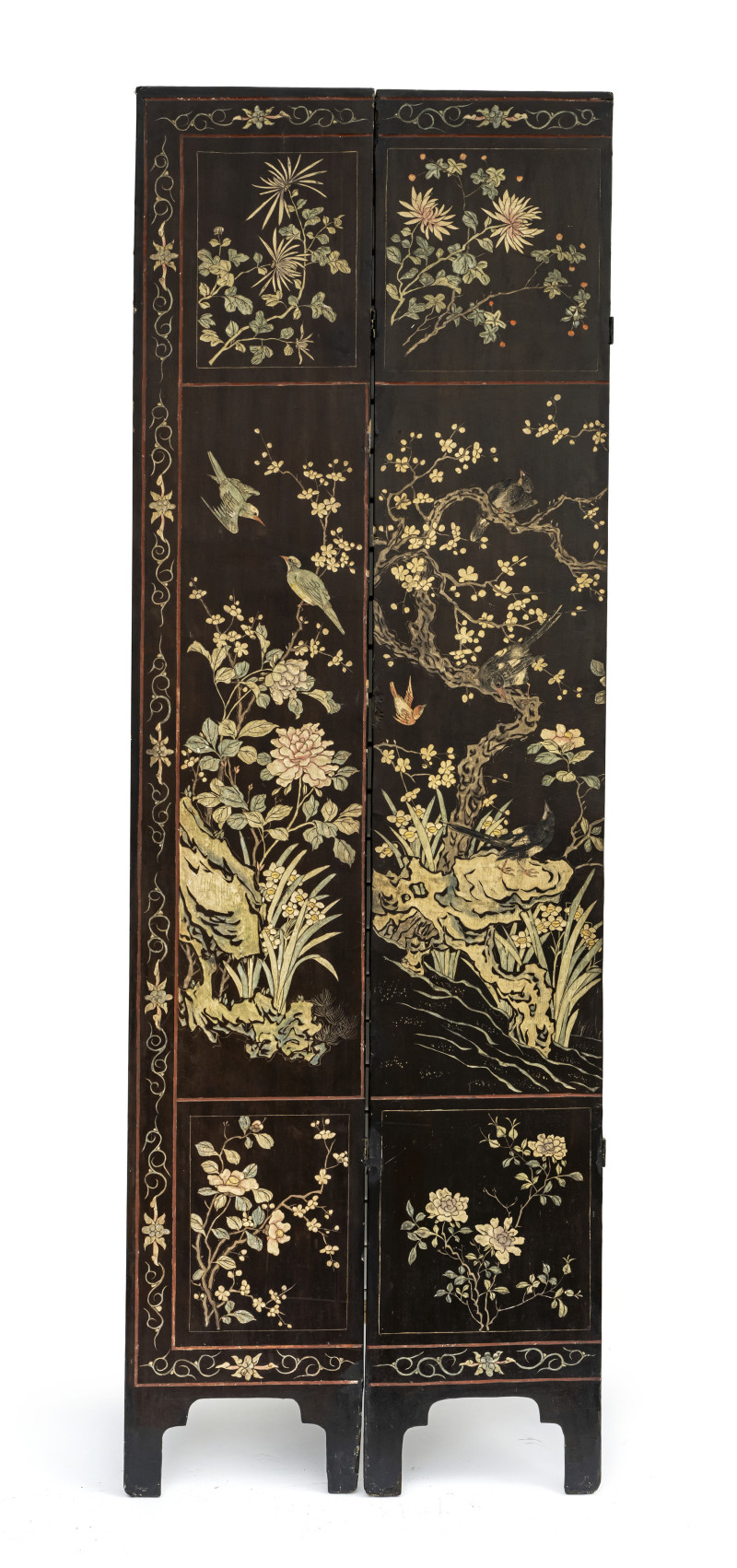 A large twelve-panel coromandel lacquer screen - 图10