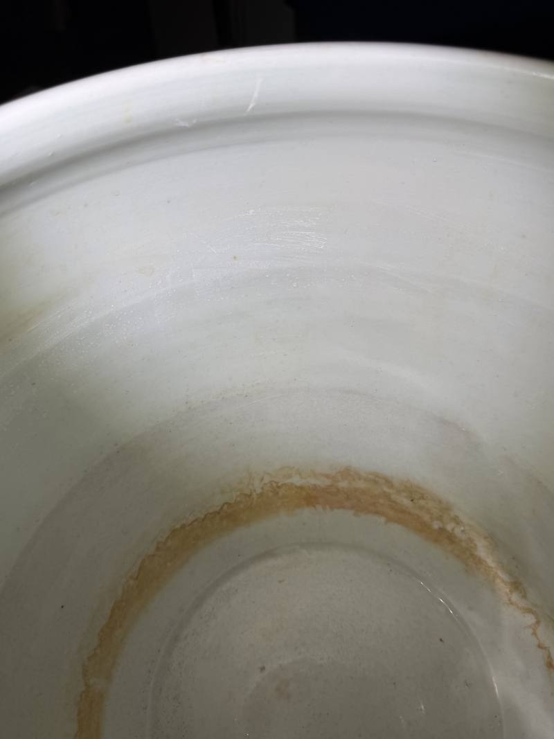 清乾隆 黄地青花折枝花卉纹缸 - 图20