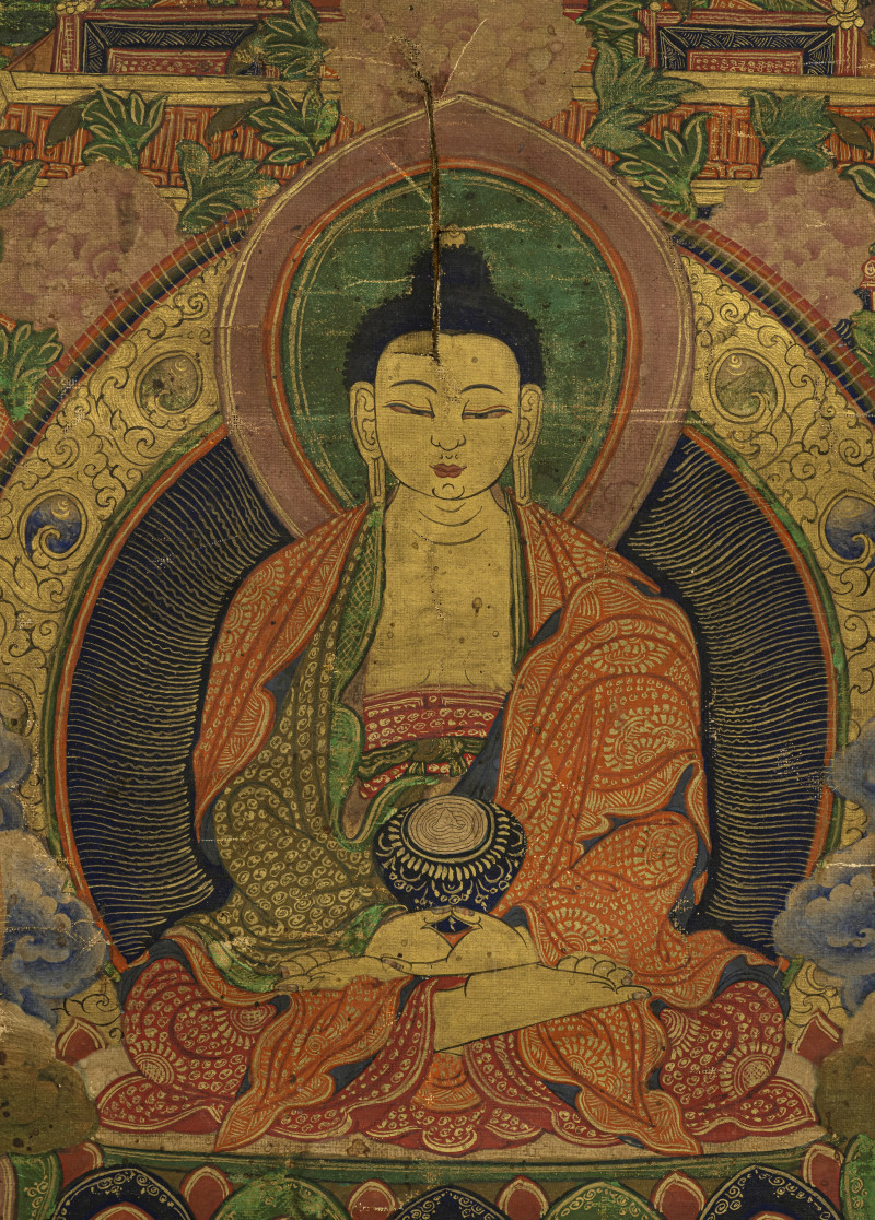 A THANGKA DEPICTING BUDDHA AMITABHA - 图4