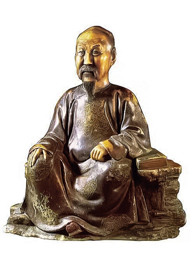 清乾隆 唐英“陶成堂制”觯式弦纹尊 - 图25