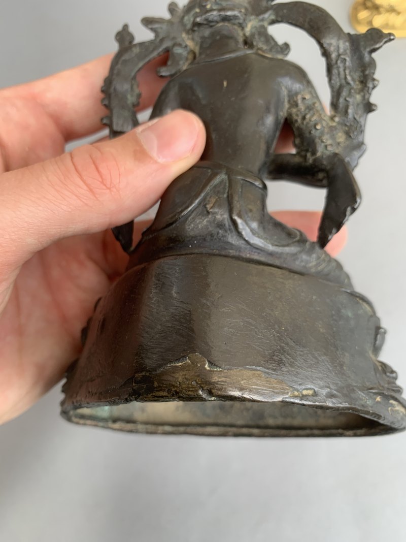 A BRONZE FIGURE OF VAJRASATTVA - 图9
