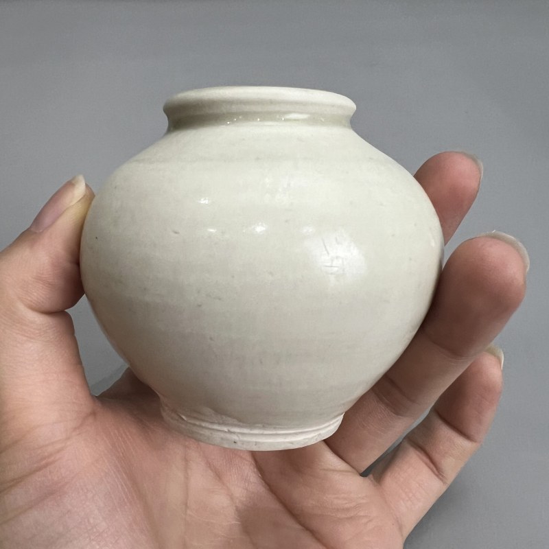 明代 白釉小罐 - 图7