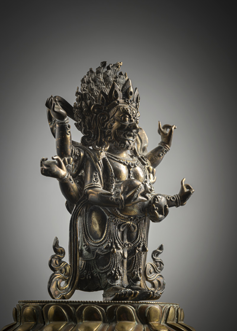 A BRONZE TANTRIC DIVINITY - 图4