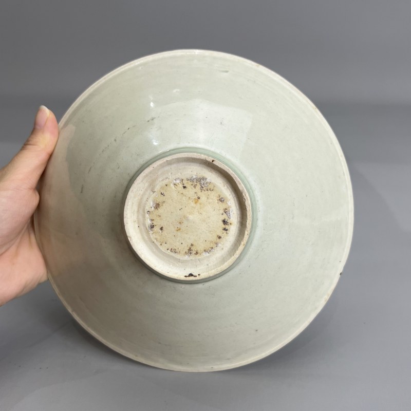 明代 青白釉双龙纹碗 - 图13