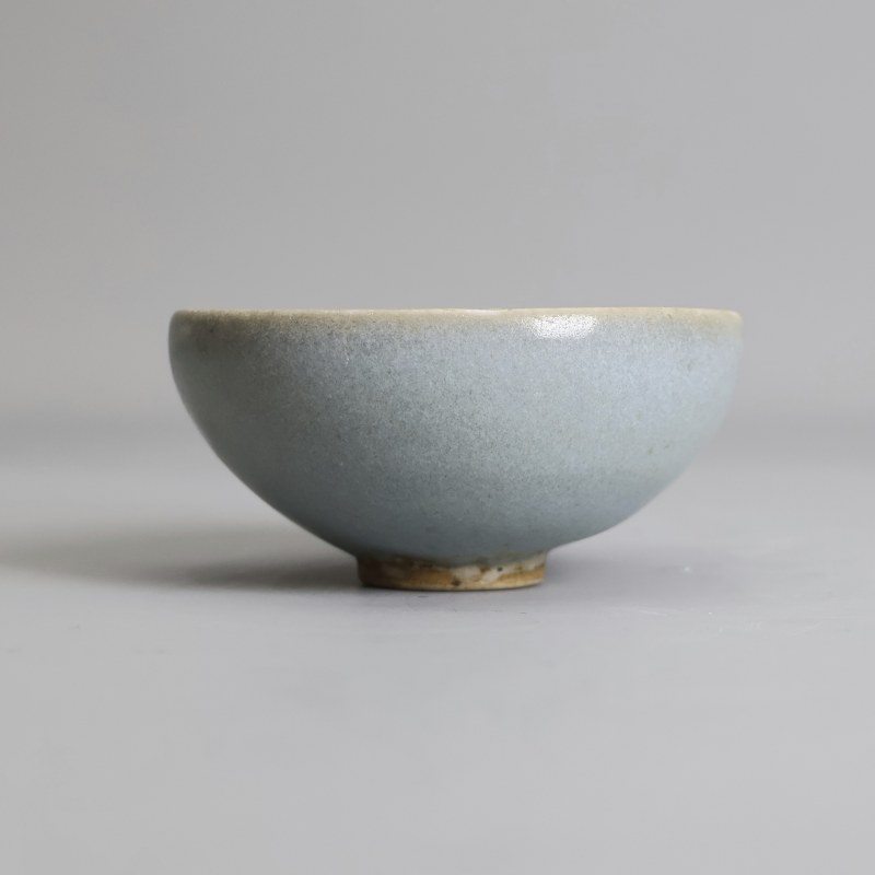 明代 钧窑天蓝釉泡泡盏 - 图7