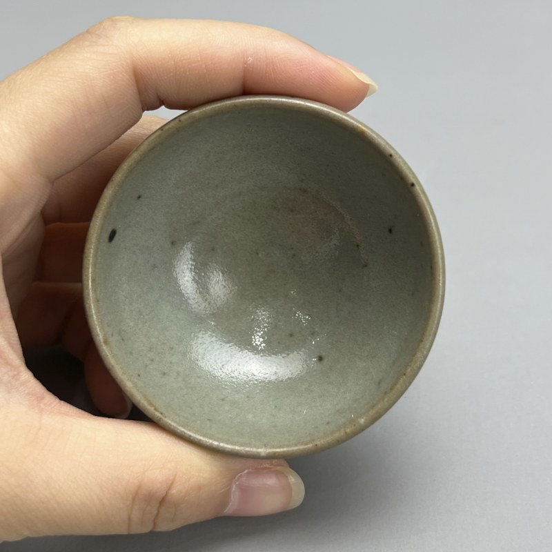 明代 钧窑青釉小杯 - 图12