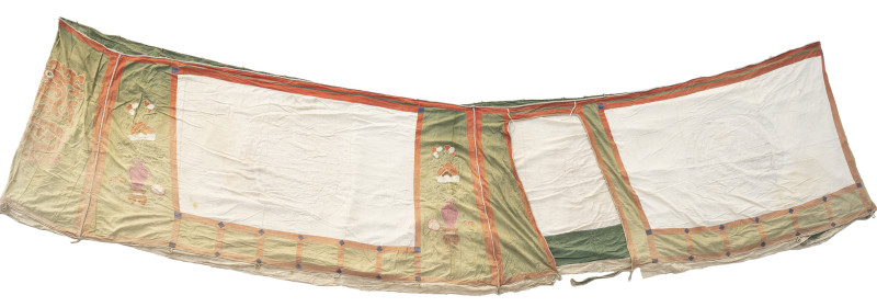 A LARGE APPLIQUÉ COTTON TENT - 图22