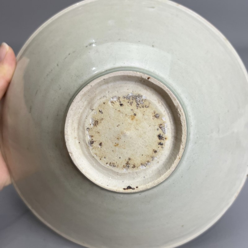 明代 青白釉双龙纹碗 - 图14