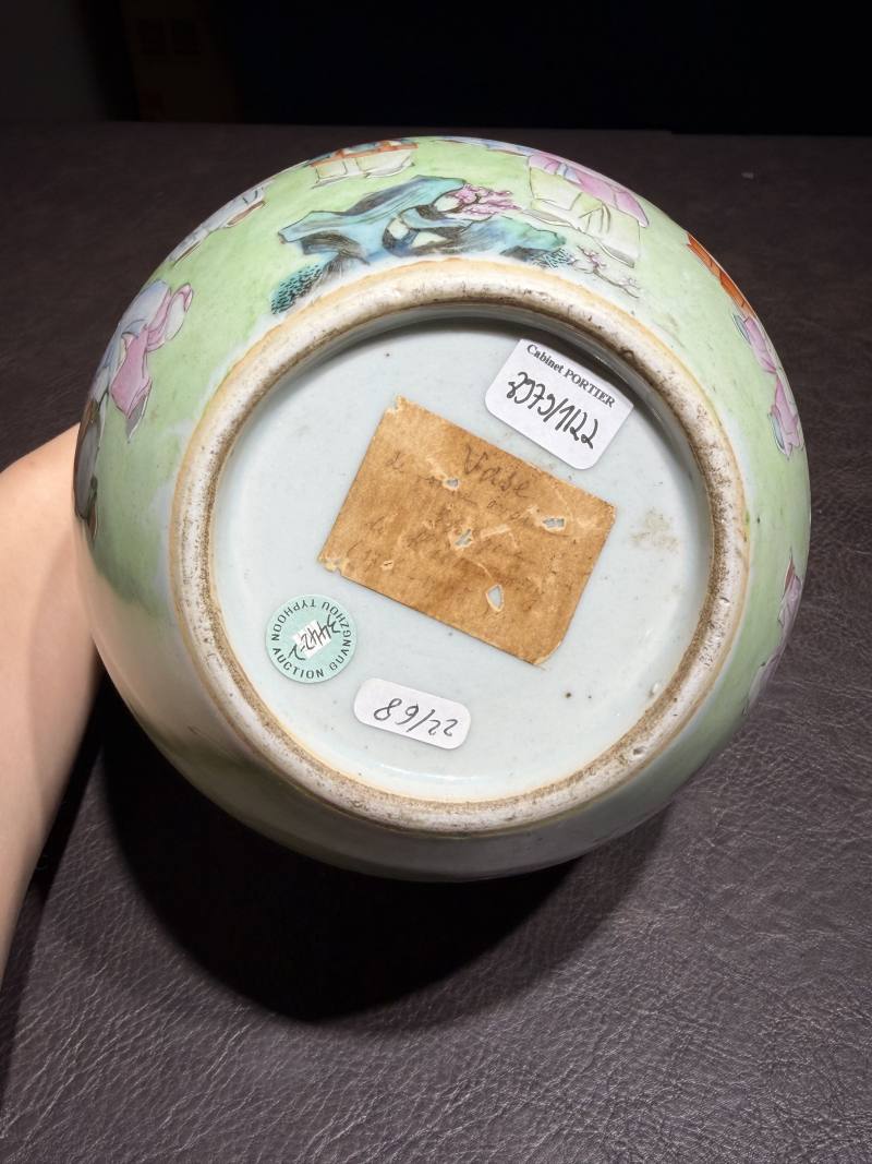 清乾隆 粉彩“状元及第”纹太白罐 - 图13