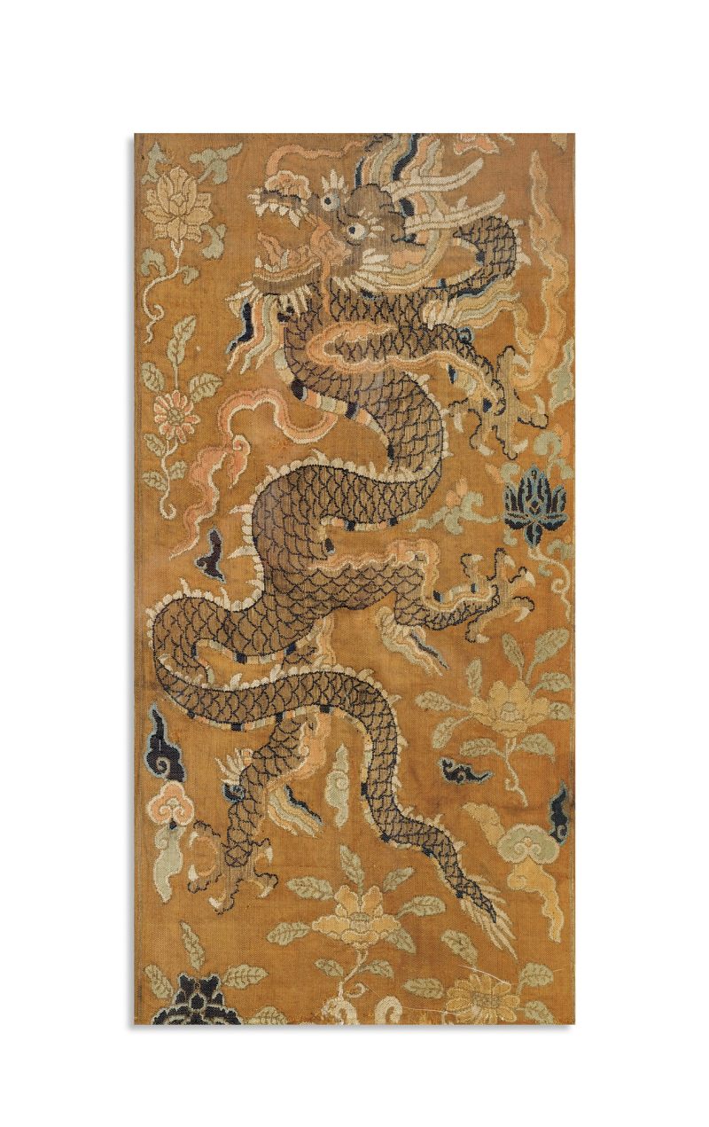 明中期·织金妆花龙片