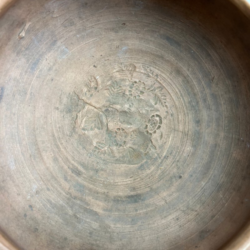 明代 龙泉窑梅子青釉狮钮盖罐 - 图28