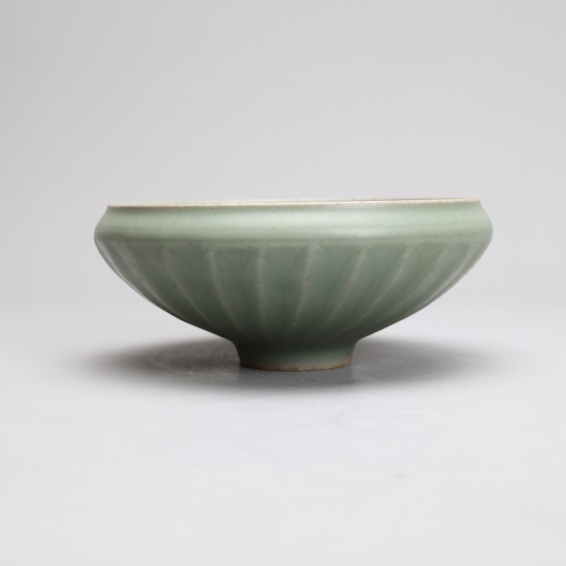 明代 龙泉青釉莲瓣钵 - 图10