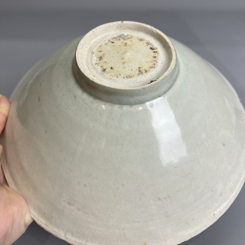 明代 青白釉双龙纹碗 - 图15
