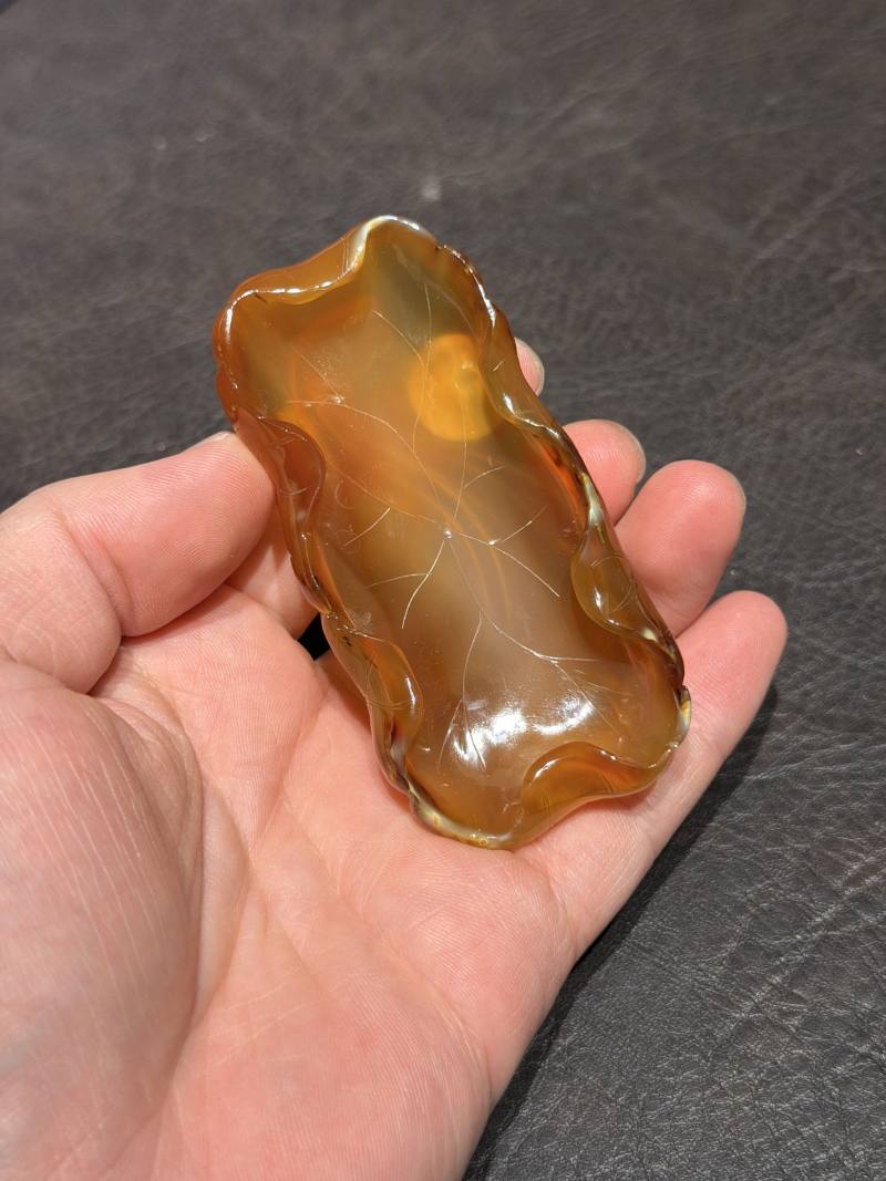 清 玛瑙玉器一组六件 - 图4