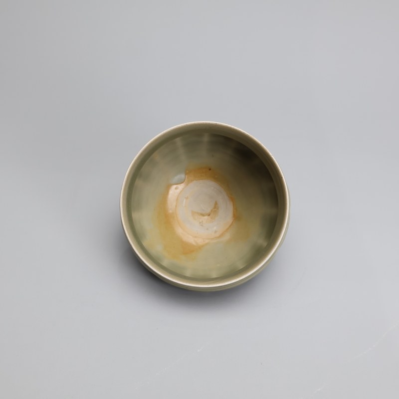 明代 青釉瓜棱钵 - 图9