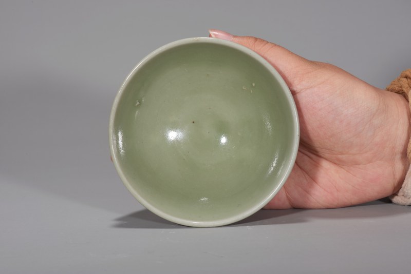 明代 青釉杯 - 图5