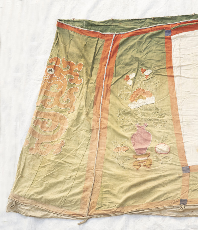 A LARGE APPLIQUÉ COTTON TENT - 图23