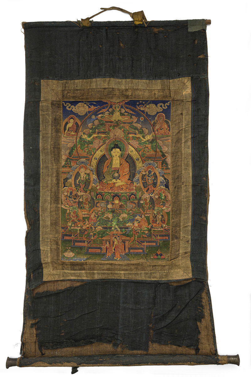 A THANGKA DEPICTING BUDDHA AMITABHA - 图5