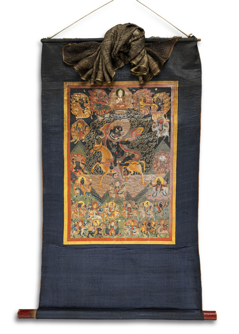 A THANGKA DEPCITING SHRI DEVI - 图2