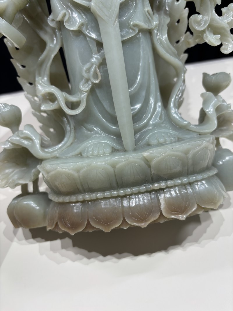19-20世纪 黄玉大日如来立像 - 图12