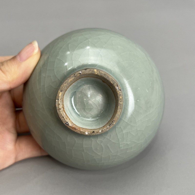 明代 龙泉窑粉青釉泡泡盏 - 图13