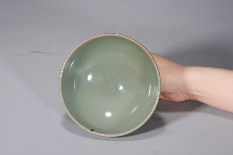 明代 汝州青瓷茶盏 - 图10