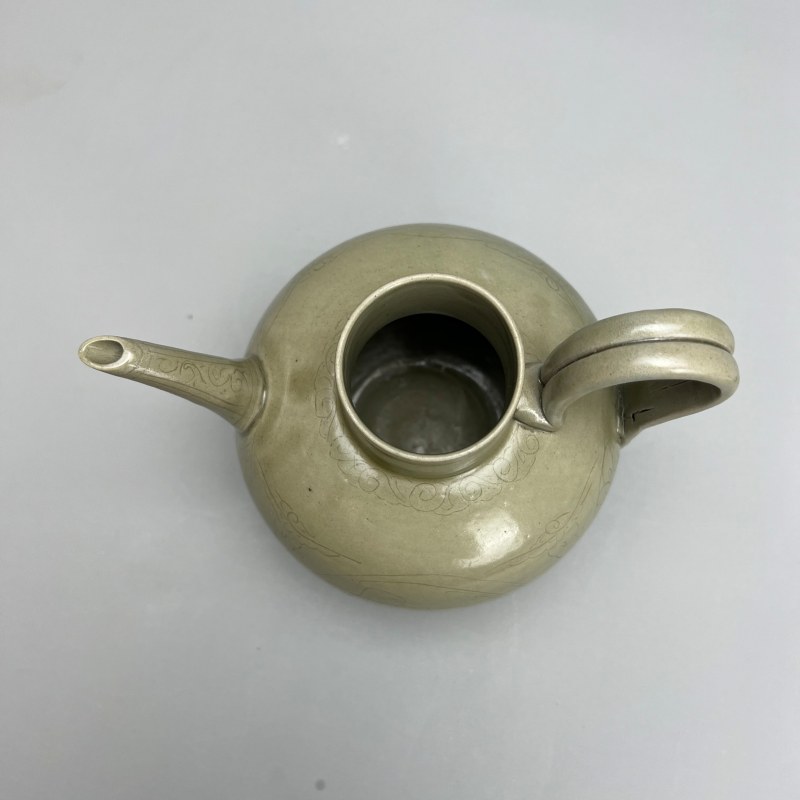 明代 青釉鹦鹉纹执壶 - 图17