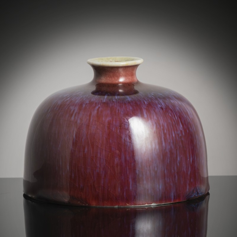 A beehive Flambé-glazed porcelain brush washer - 图2