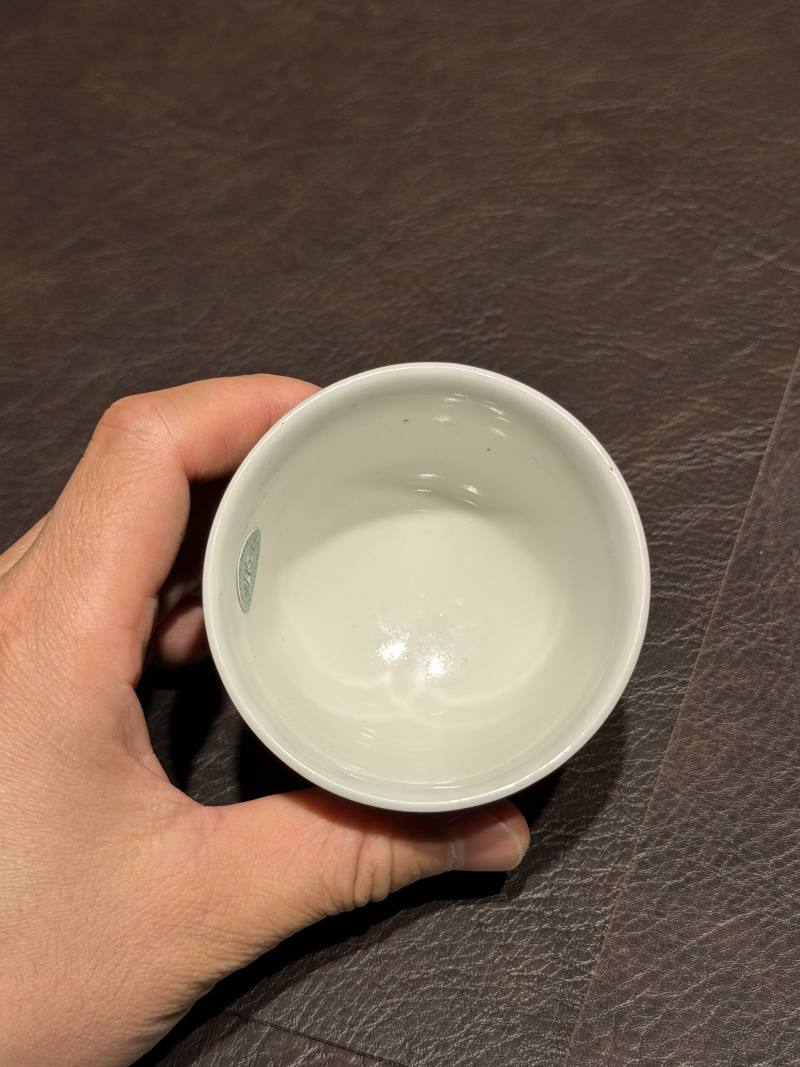 清乾隆 胭脂红釉茶圆 - 图5
