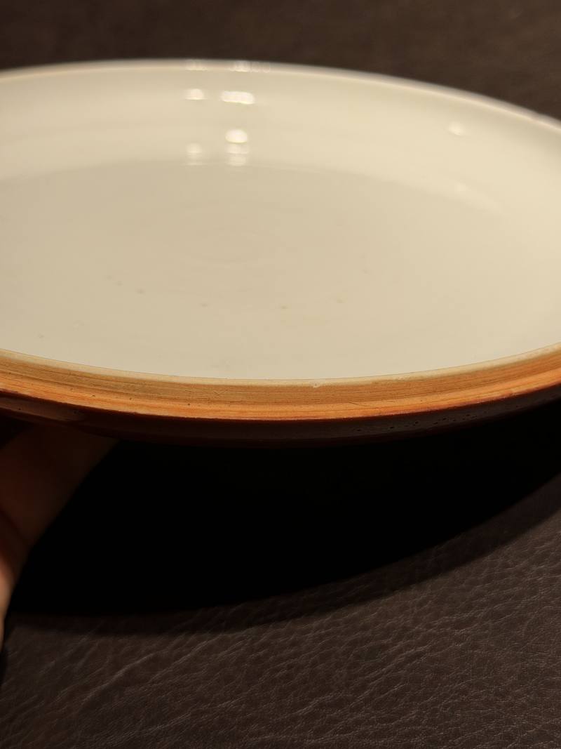 清雍正 仿朱漆釉捧盒 - 图19