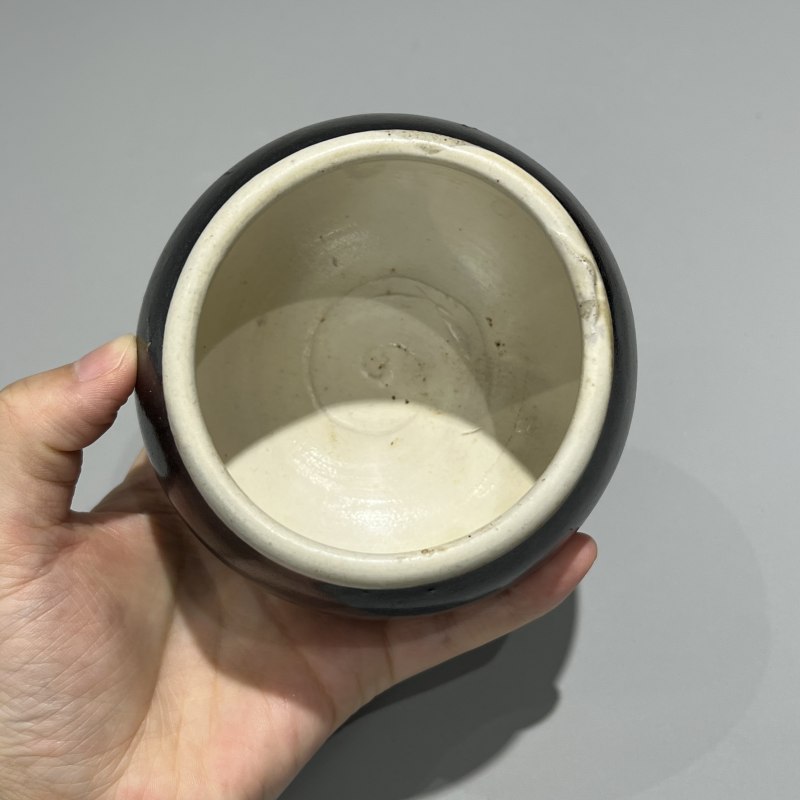 明代 淄素鸡心罐 - 图8