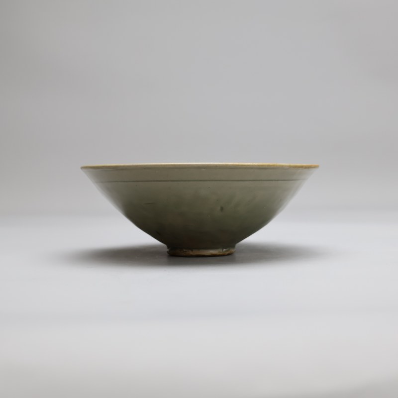 明代 青釉印花碗 - 图8