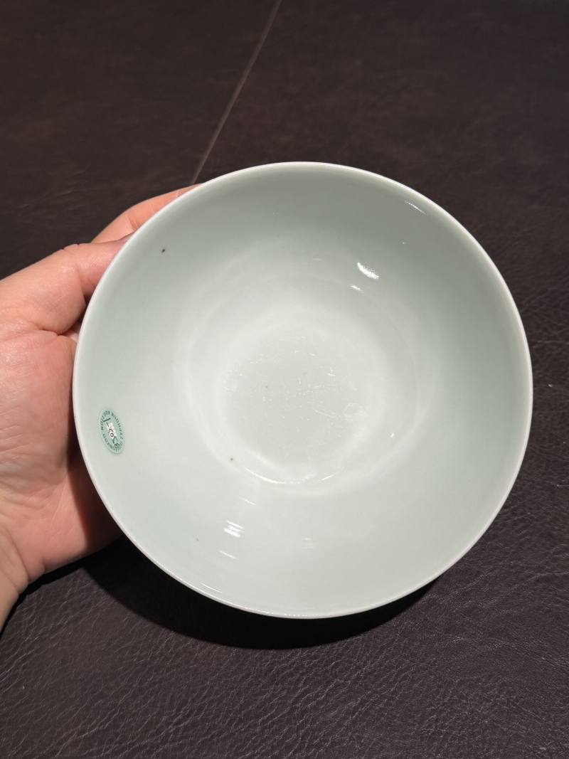 清道光 仿宣窑宝石红釉碗 - 图8