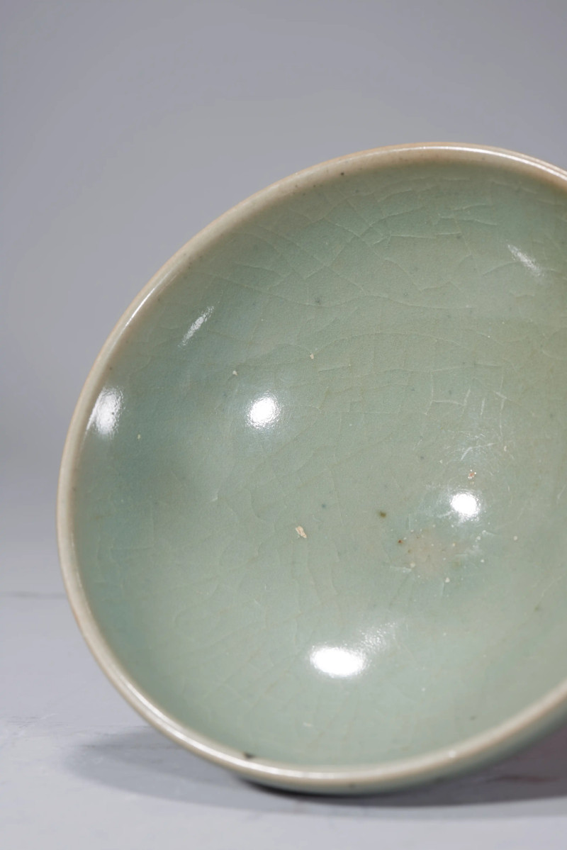 明代 汝州青瓷茶盏 - 图12