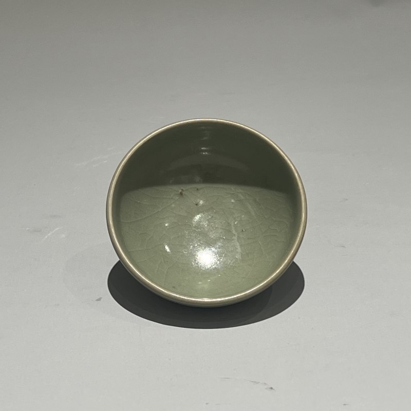 明代 青釉敛口杯 - 图7