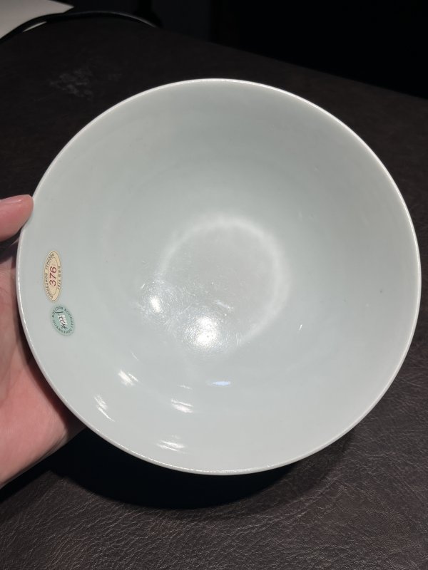 清雍正 霁蓝釉高足碗 - 图12