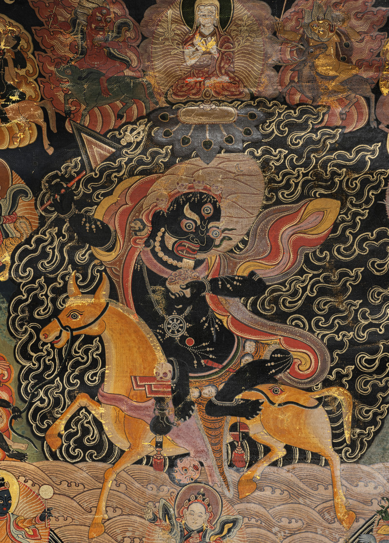 A THANGKA DEPCITING SHRI DEVI - 图3