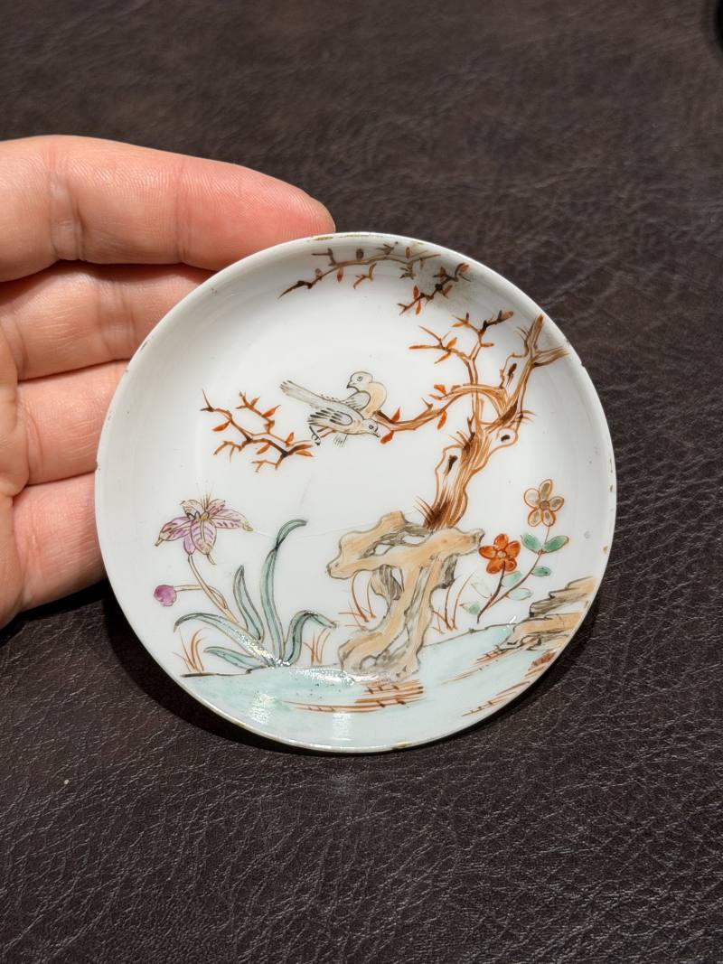 清乾隆 粉彩花鸟纹茶具一套25件 - 图123
