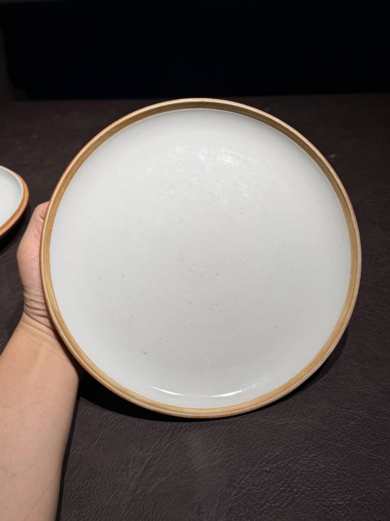 清雍正 仿朱漆釉捧盒 - 图8