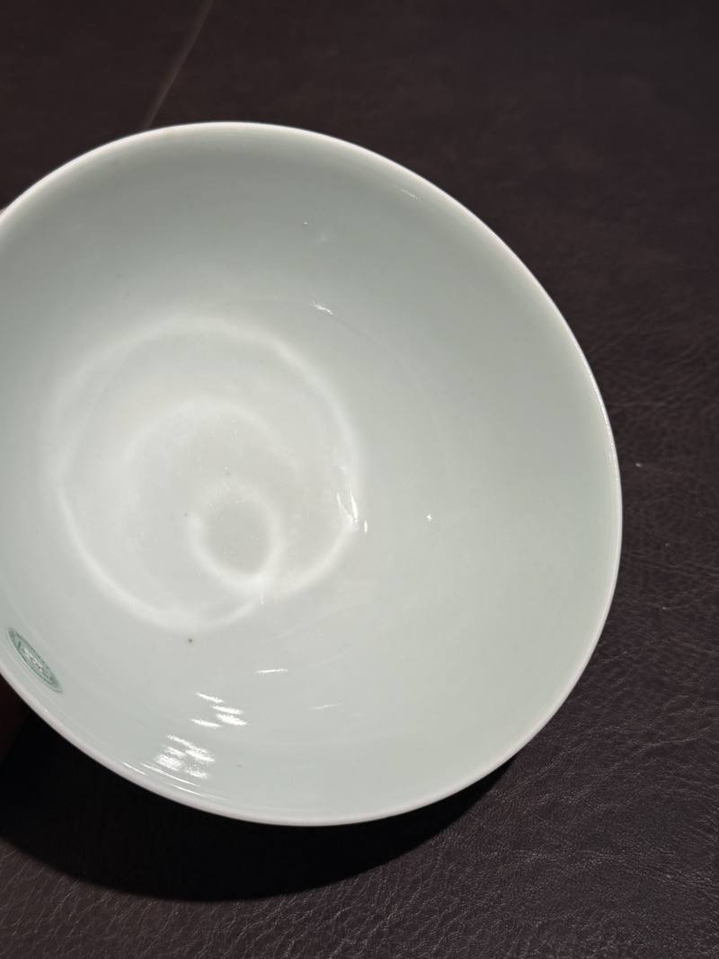 清道光 仿宣窑宝石红釉碗 - 图9