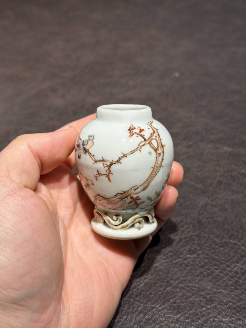 清乾隆 粉彩花鸟纹茶具一套25件 - 图57