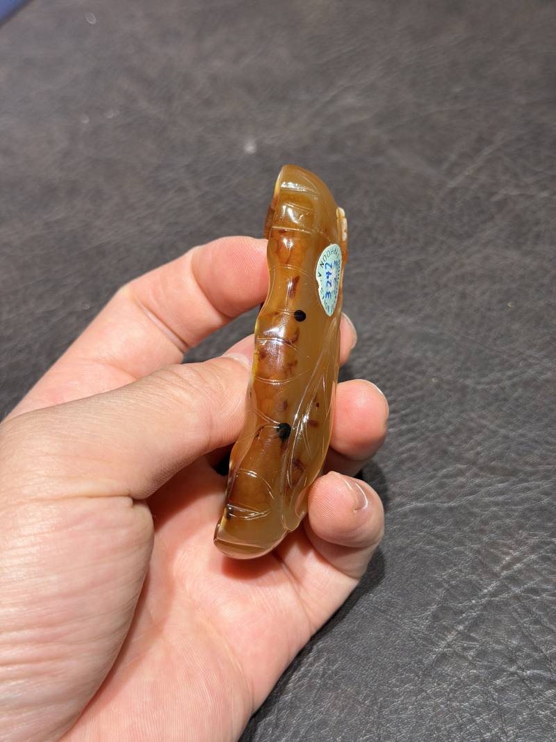 清 玛瑙玉器一组六件 - 图9
