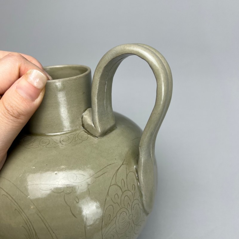 明代 青釉鹦鹉纹执壶 - 图19
