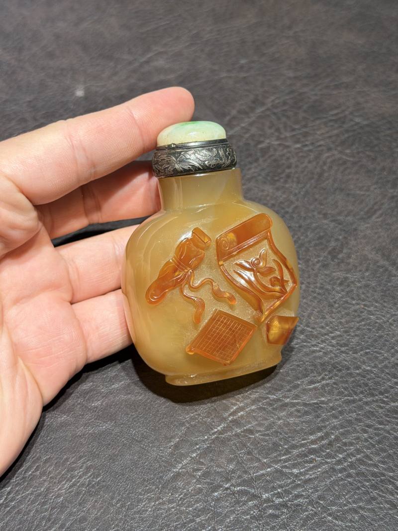 清 玛瑙玉器一组六件 - 图51