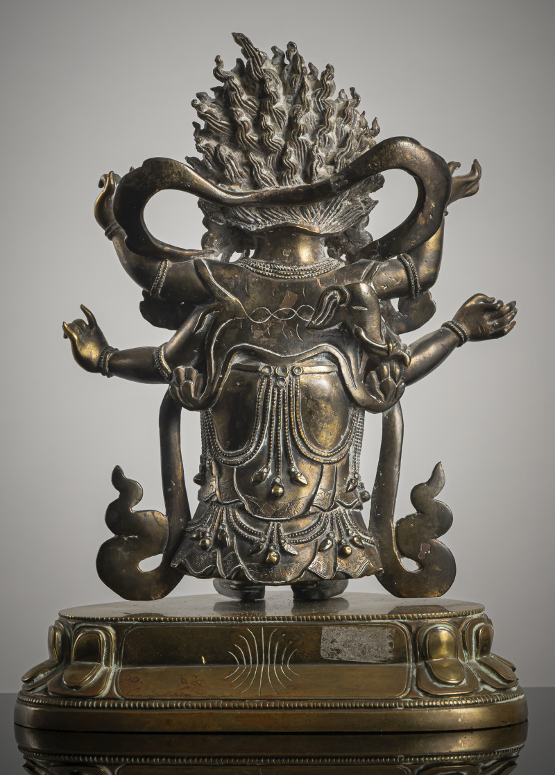 A BRONZE TANTRIC DIVINITY - 图2