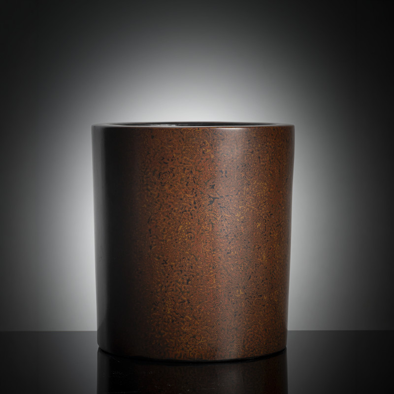 A large 'xipi' lacquer brush pot